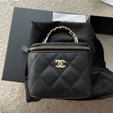 chanel vanity case mini inside|chanel vanity bag 2020.